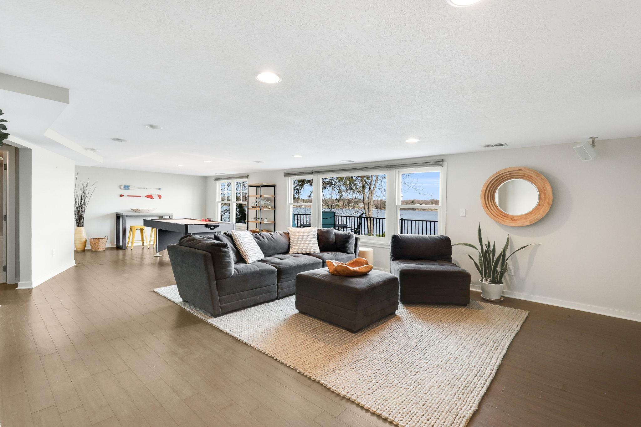 Lower level family / rec room