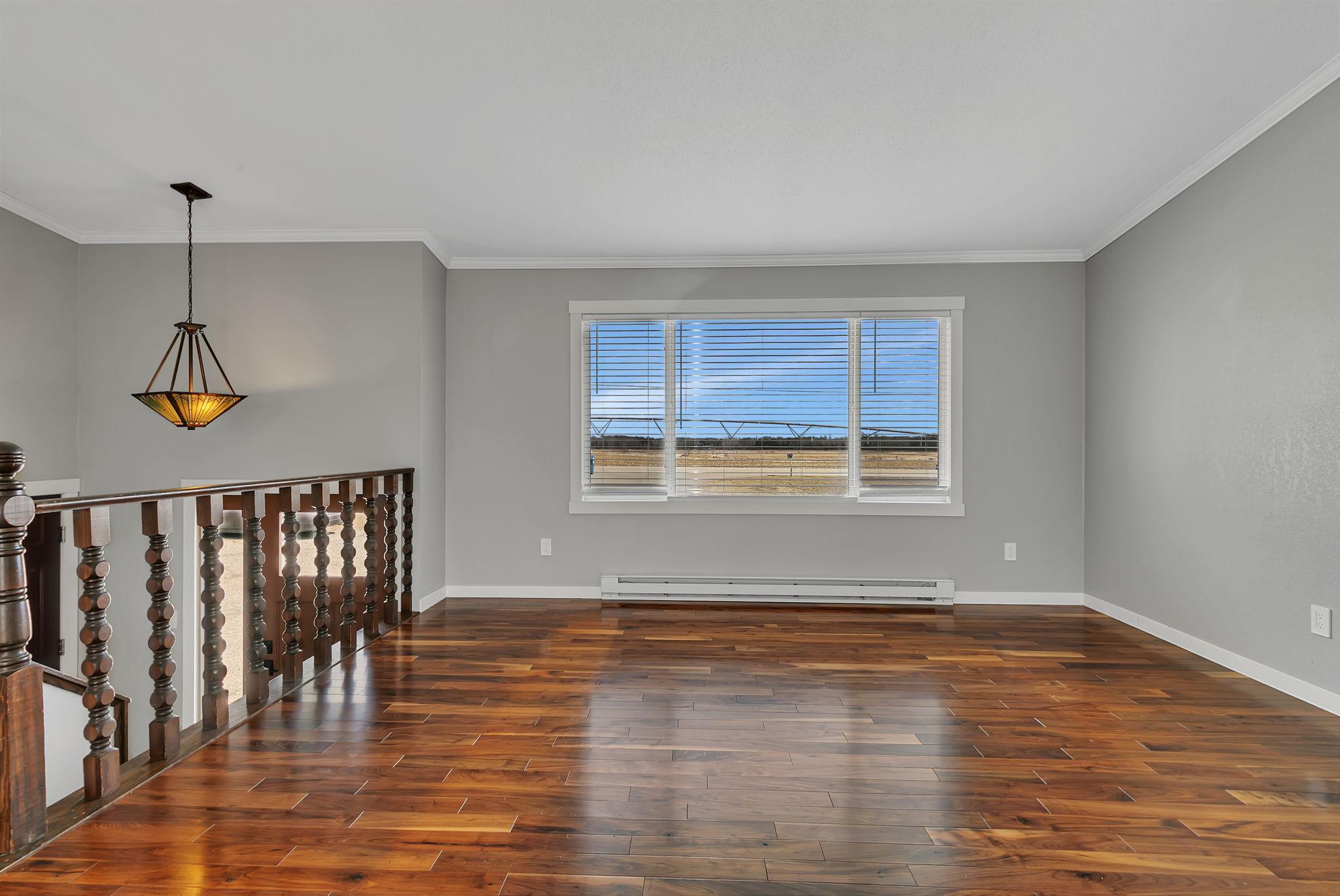 Living room provides beautiful sunrises