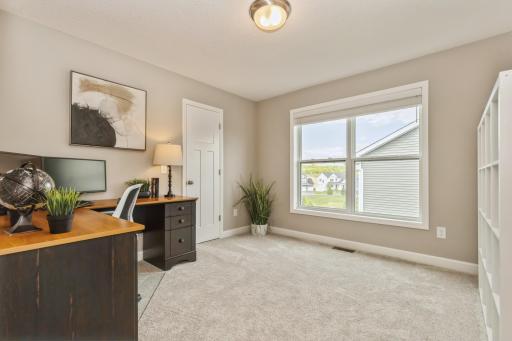 4th bedroom on upper level currently being used as an office.