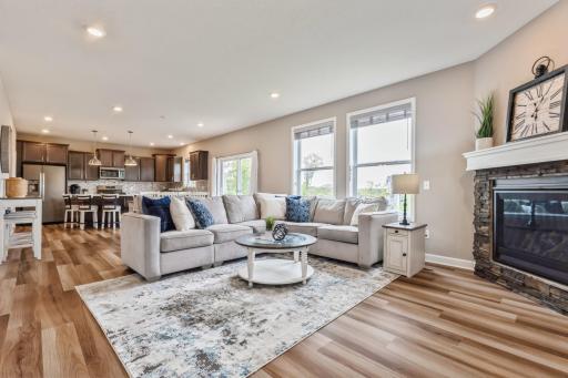 Light, bright and open main level layout.