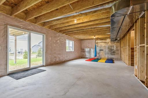Another view of the lower level. Add a 5th bedroom? 4th bath? Family room? Bar? Exercise room? Plenty of room to expand and tailor to your family's needs.