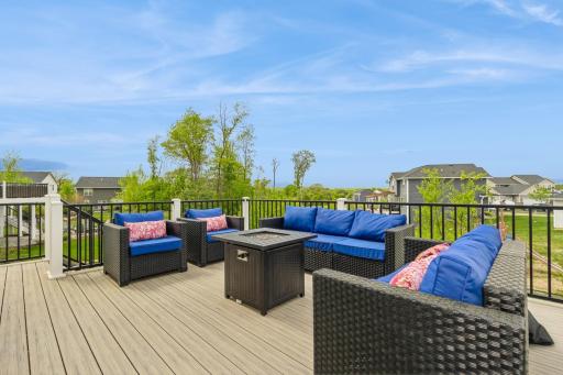 Awesome 15x14 maintenance free deck! Invite your family and friends over for a BBQ!