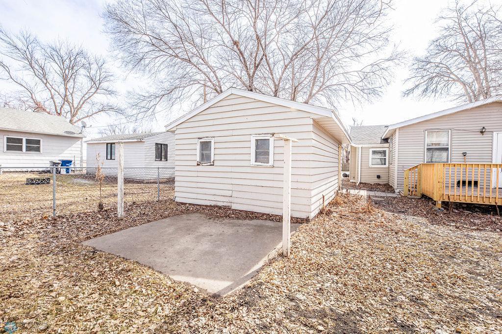 Back Yard Concrete Slab