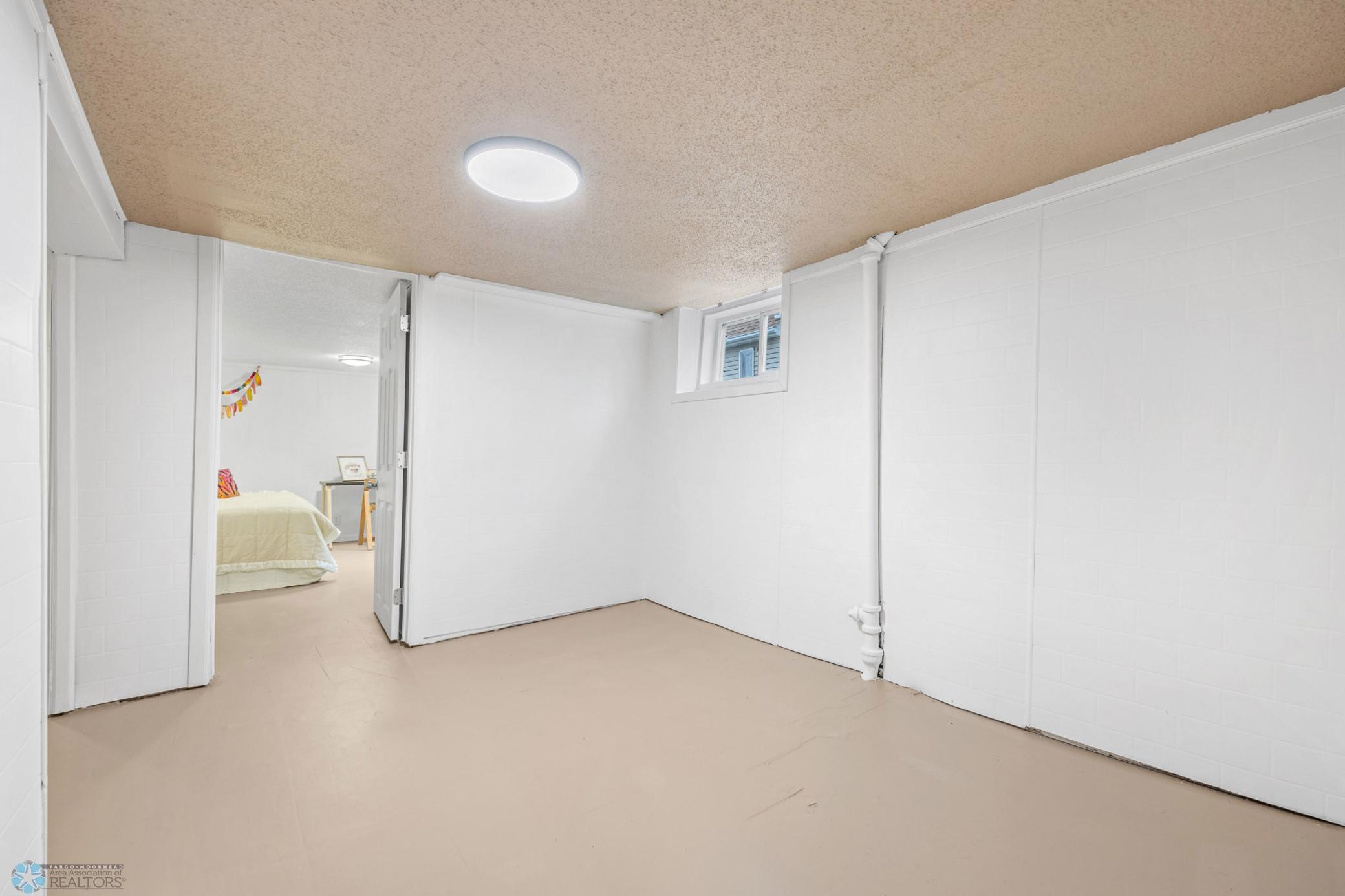 Basement flex space