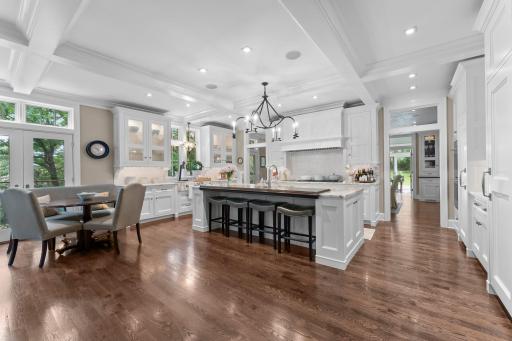 Eat in kitchen with indoor and outdoor views!