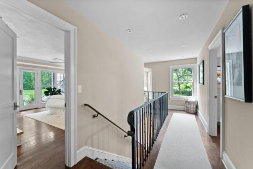 Two sets of stairs make this home easy to fell close to everything!