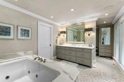 Spa-like oasis with washer/dryer hook ups in the walk in closet!