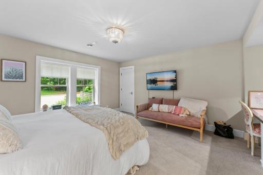 Two windows create great light for this bedroom!