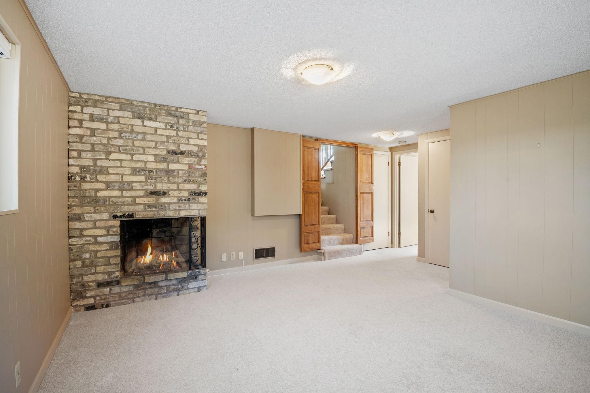 lower level living room
