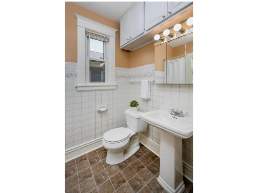 Main floor full bathroom.