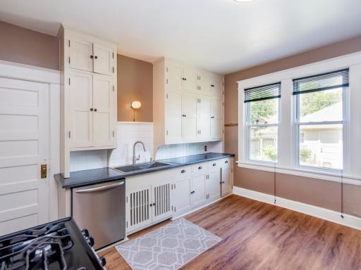 Spacious kitchen on the main level.