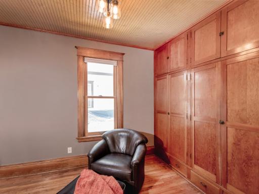 Beautiful built-ins for extra and convenient storage,