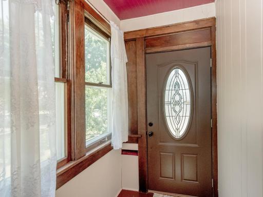 Light and bright front entryway welcomes you into this home full of character and warmth.