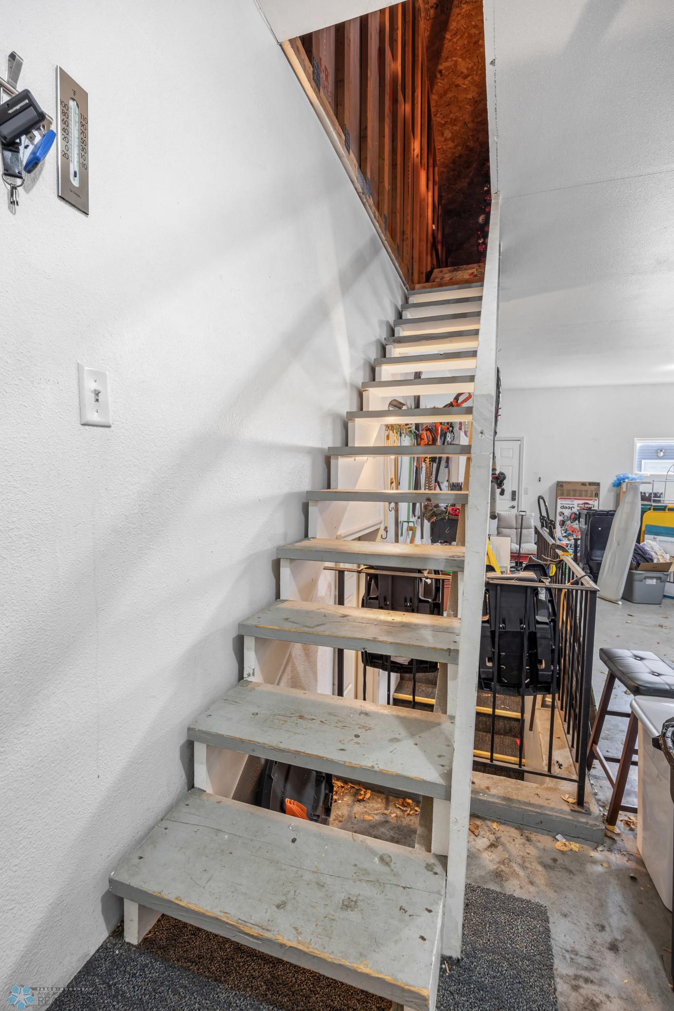 Attic Access Storage in Garage