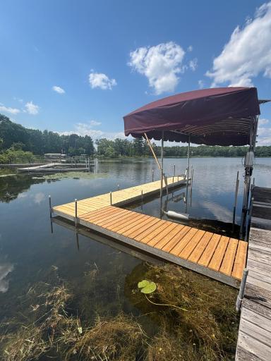 New 12x26 foot permanent boat slip was just added