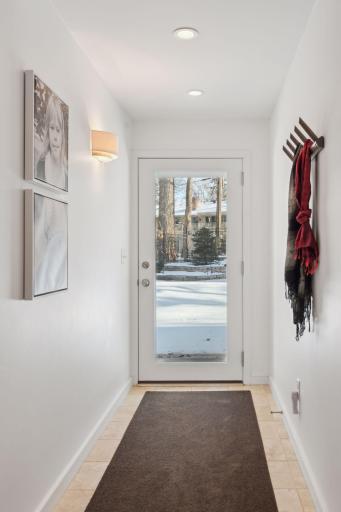 2nd exit leading to the pool with easy access to the bathroom