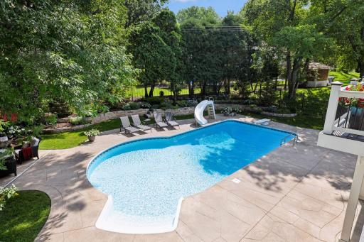 The private backyard makes for an amazing setting