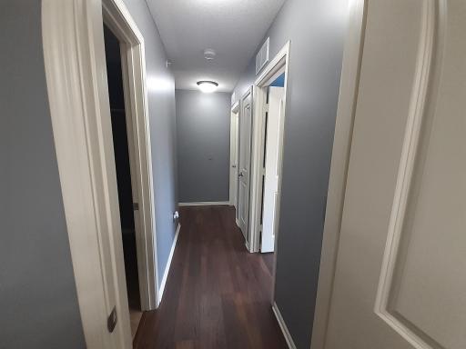 Enameled woodwork and freshly painted walls
