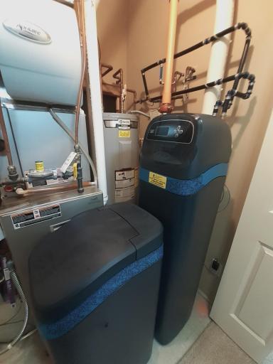 Top of the line mechanicals new Wi-Fi connected water softener and newer HW heater