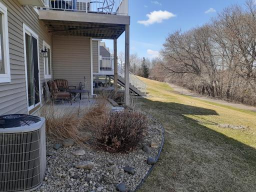 Private LL Patio overlooks creek and abundant wildlife