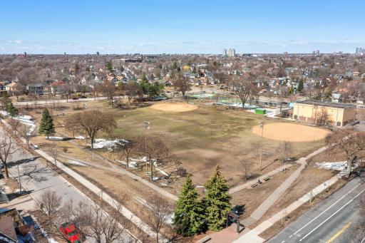 Nearby corner of Phelps Park, Community Center and playground- 3933-chicago-ave-unit-4.jpg