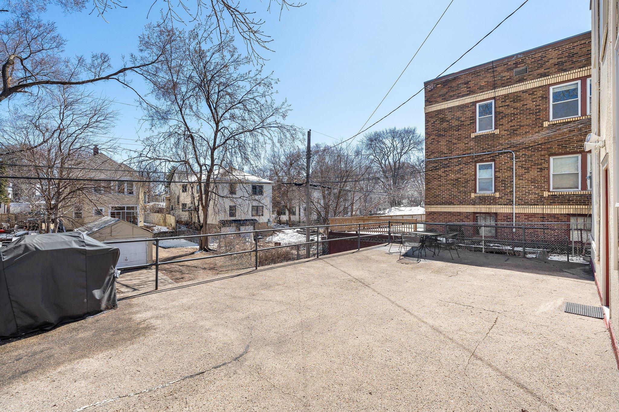 Large Back Patio and BBQ area- 3933-chicago-ave-unit-4.jpg