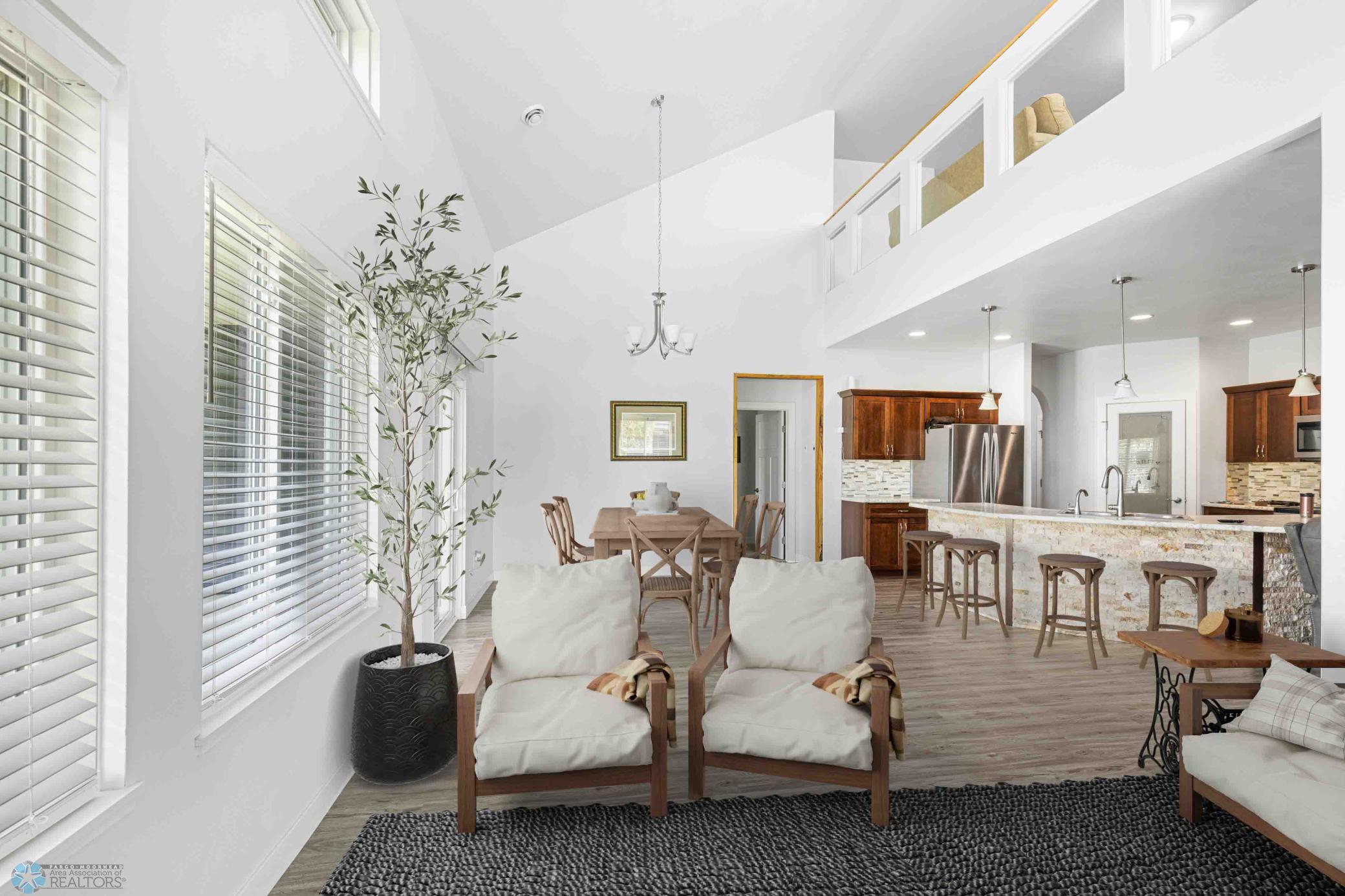 Dining Room/Living Room - Digitally Staged