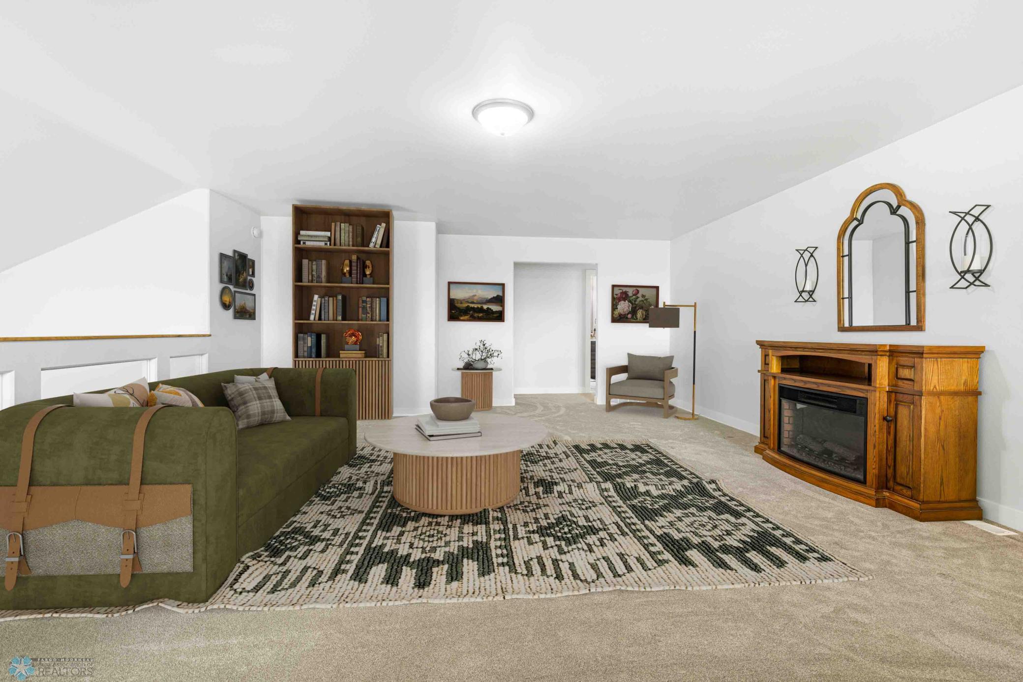 Loft Area -Digitally Staged