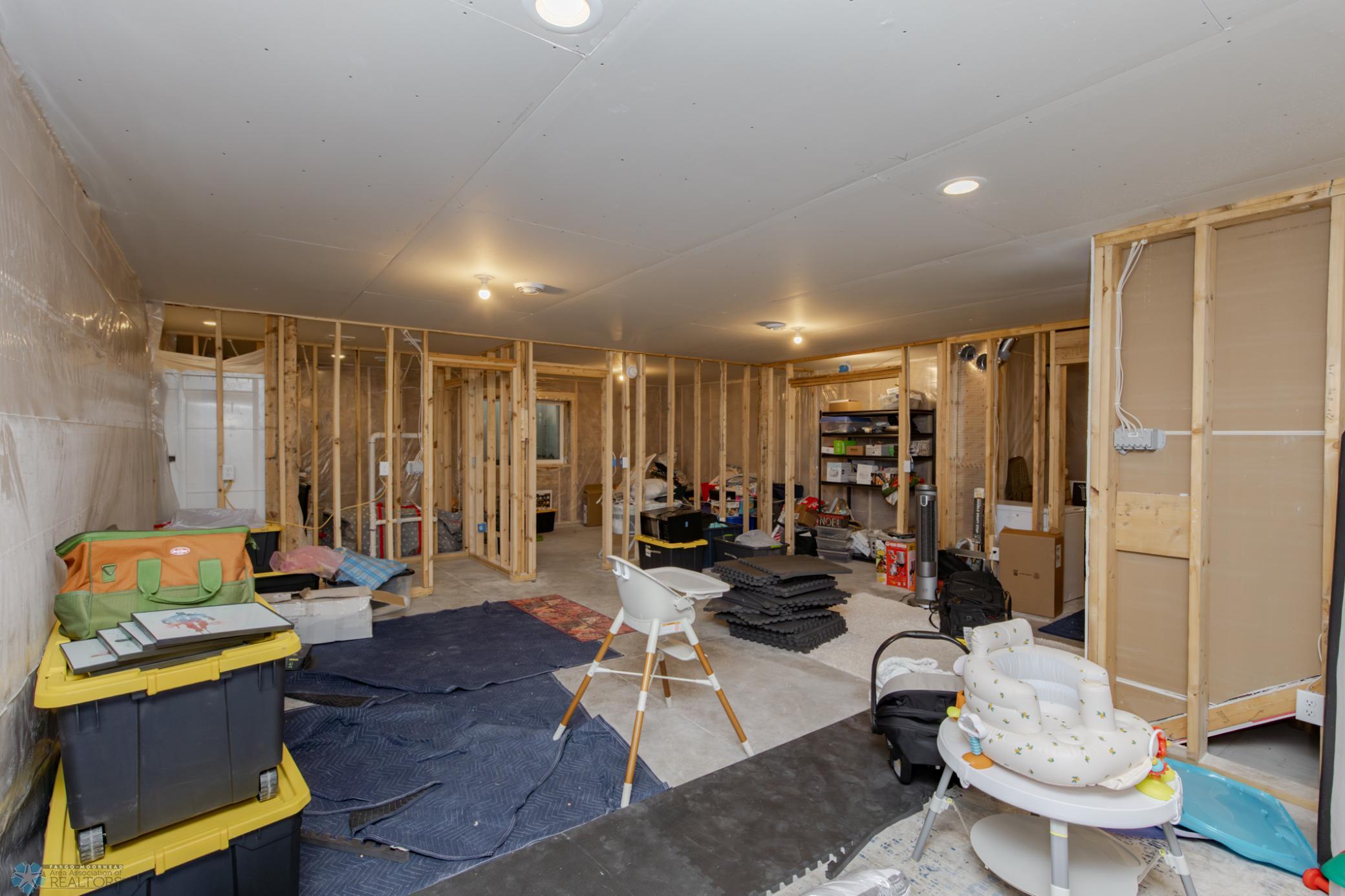 Unfinished basement