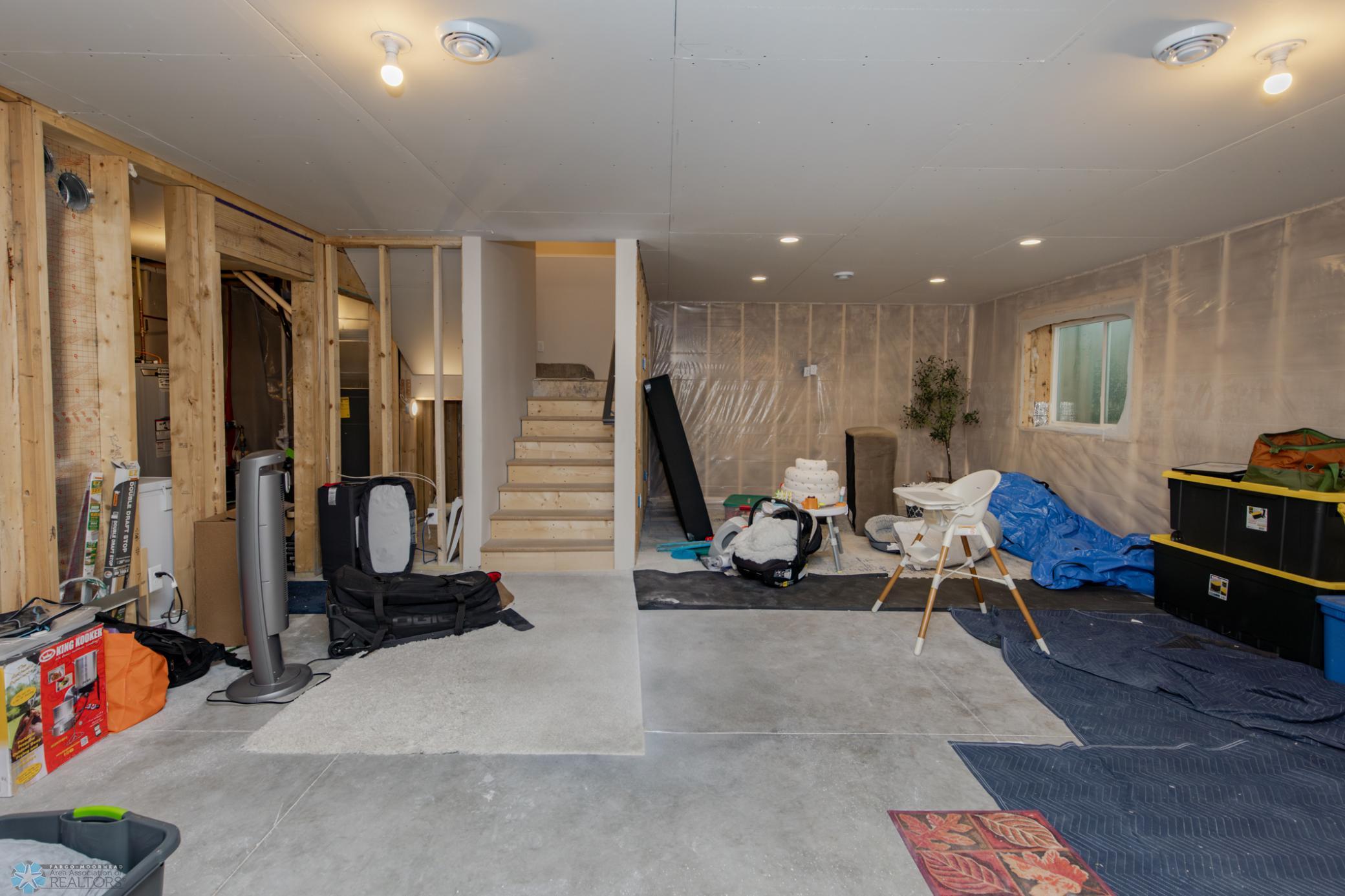Unfinished basement
