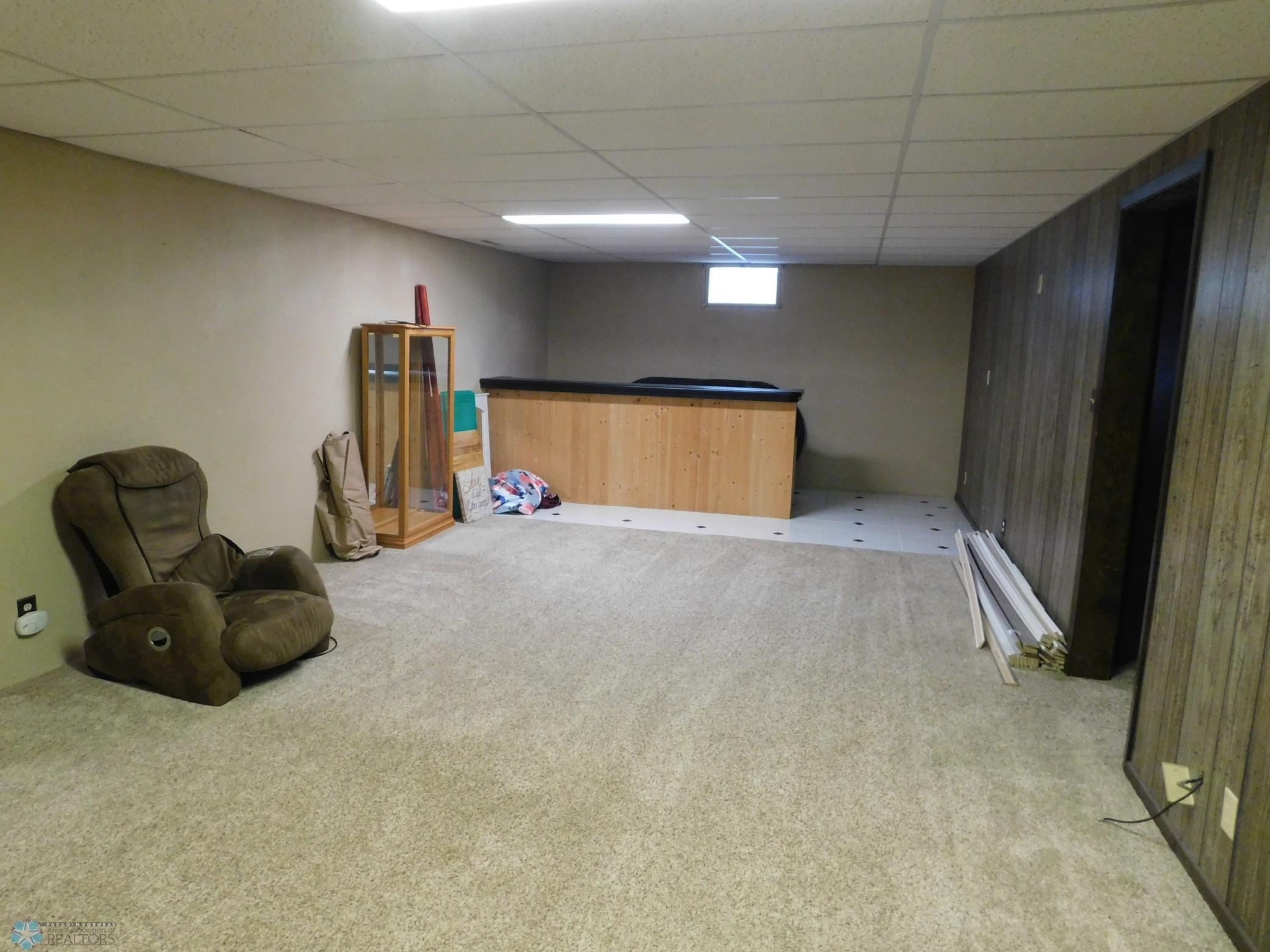 basement family room