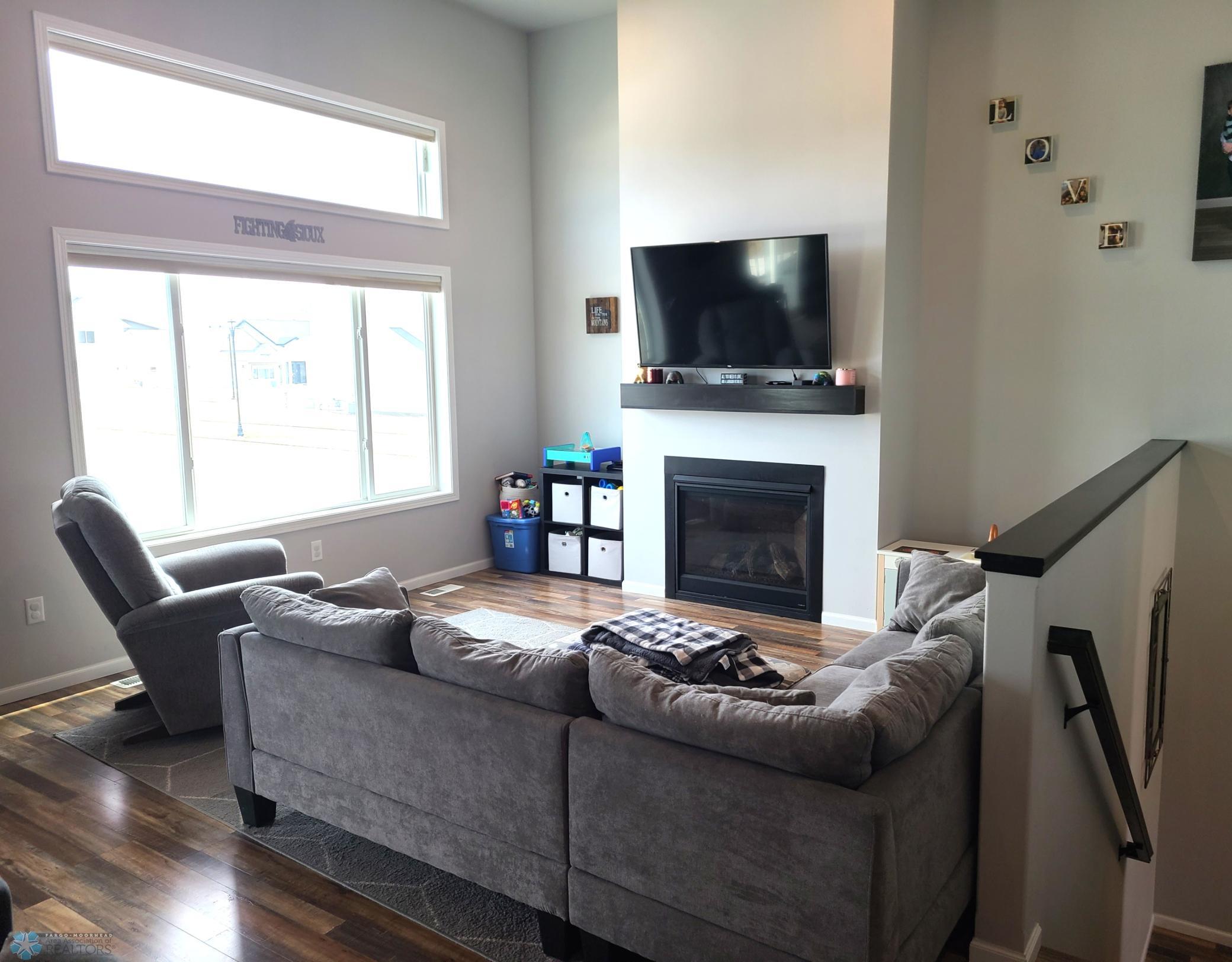 Living Room with Fireplace