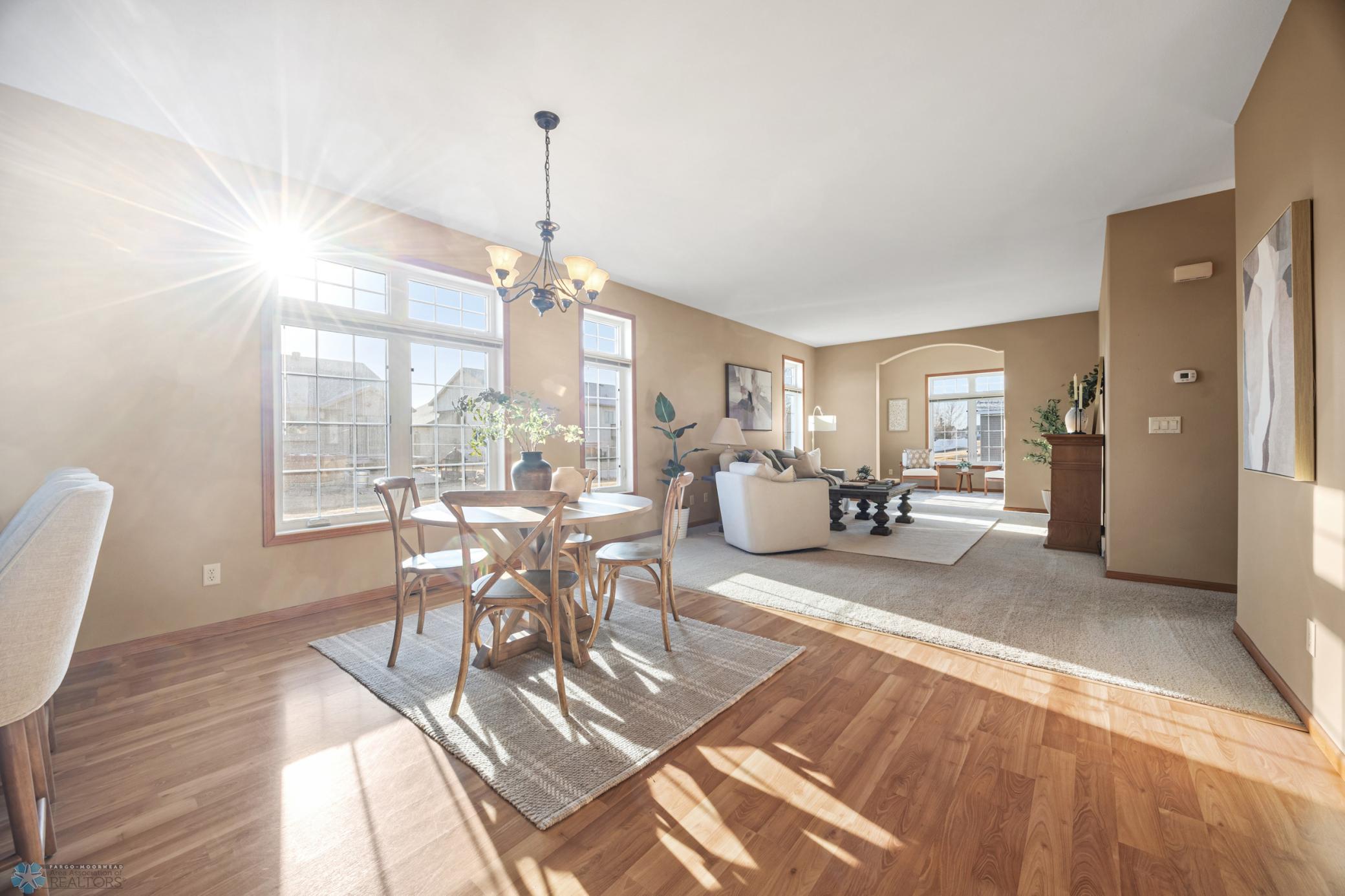 Open Concept Dining/Living
