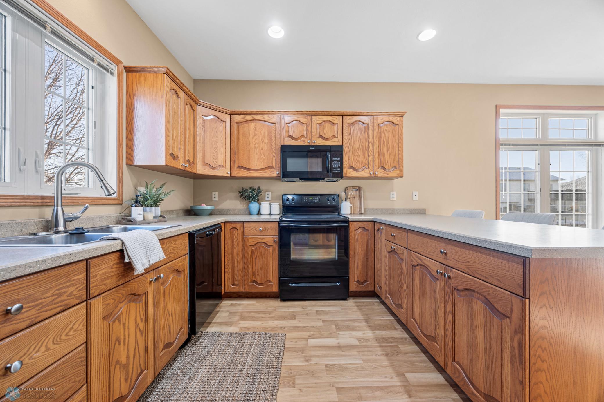 Kitchen- Window above sink to Front of Home