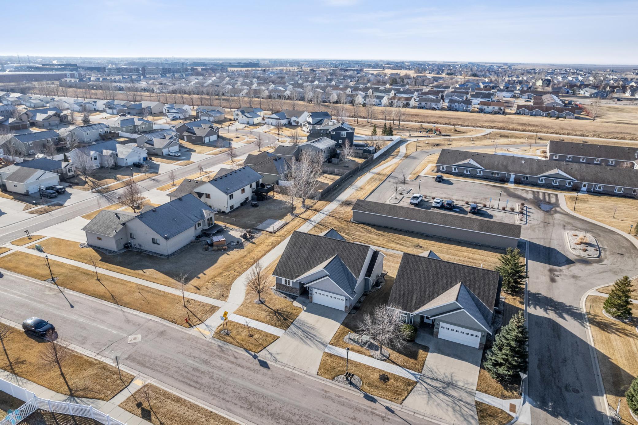 Aerial View to Park
