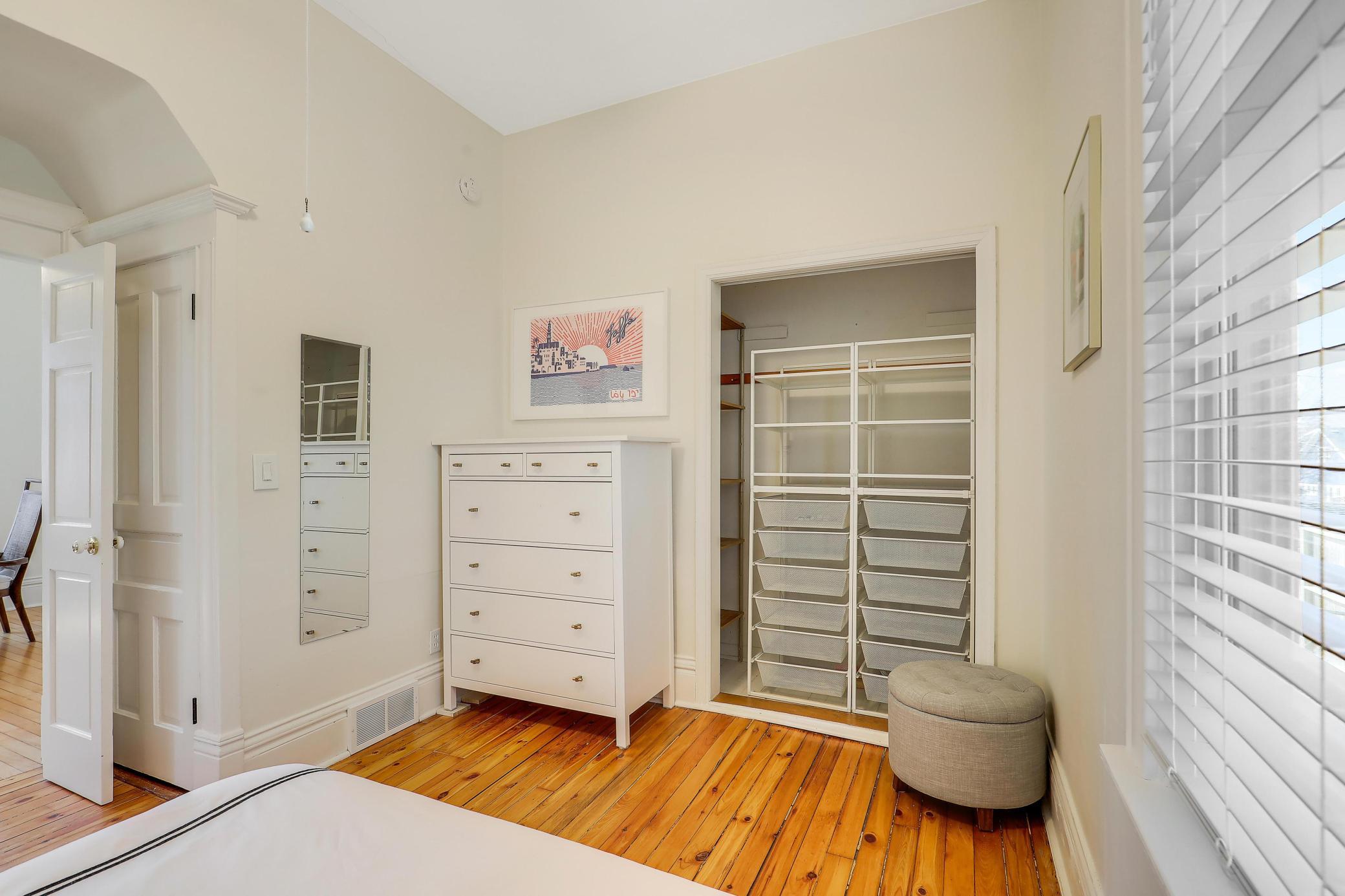 1 of 3 closets in main floor bedroom