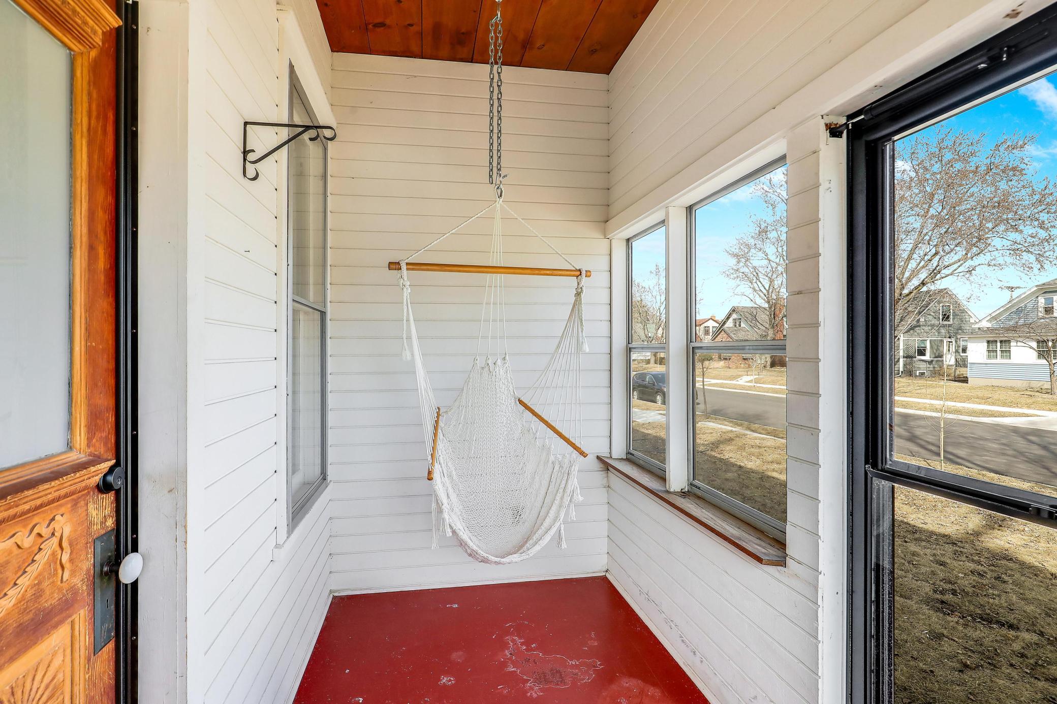 Front Porch warmly greet friends
