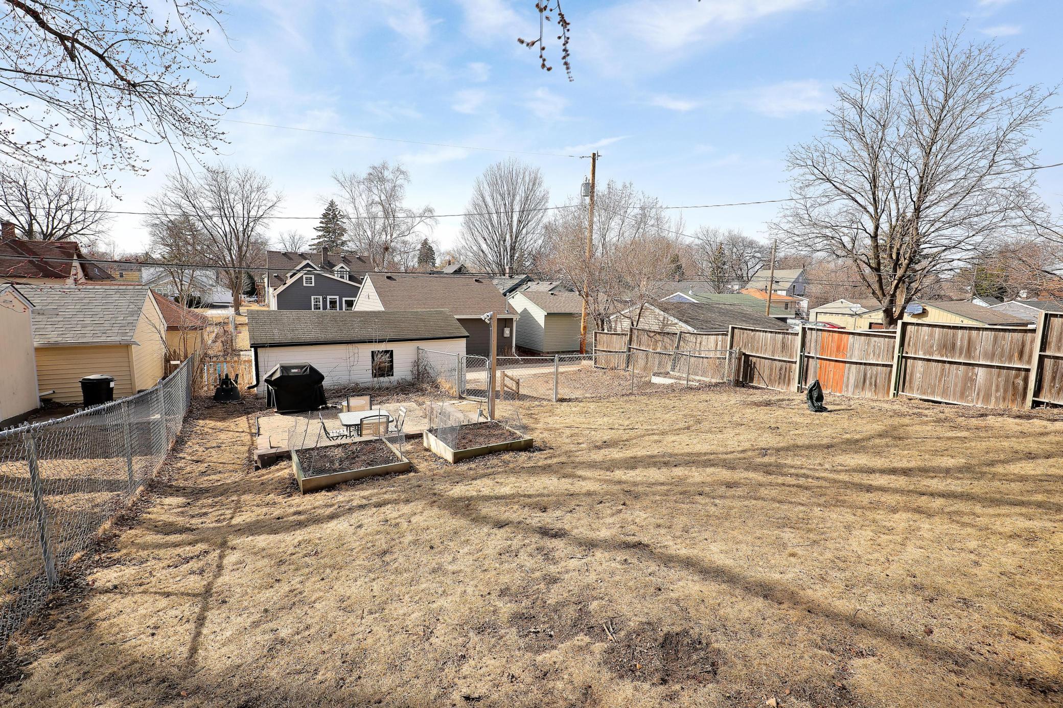 Fully Fenced in Yard