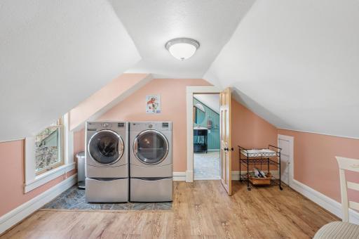 upper level laundry room and dressing room