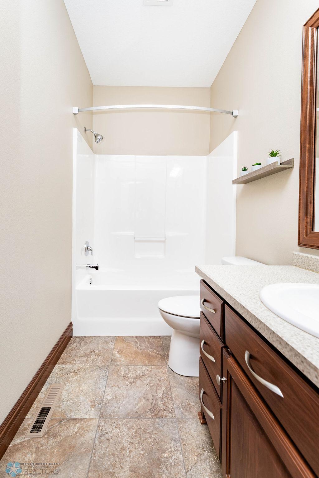 Full bathroom on the main level