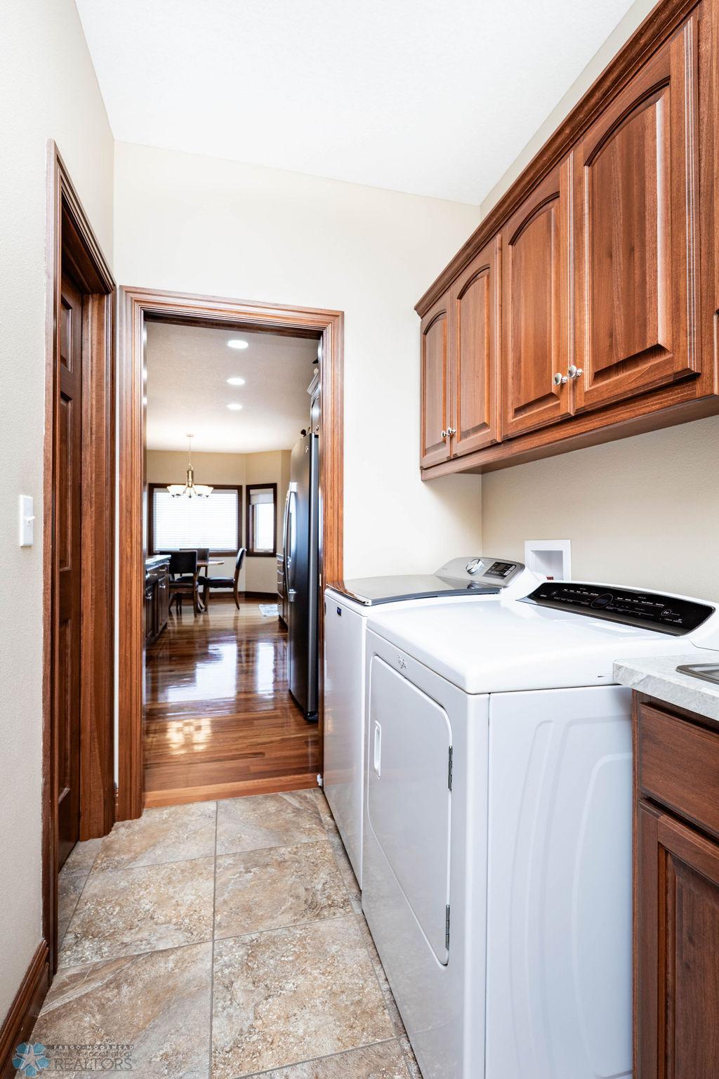 Pocket door to close off your dedicated laundry room!