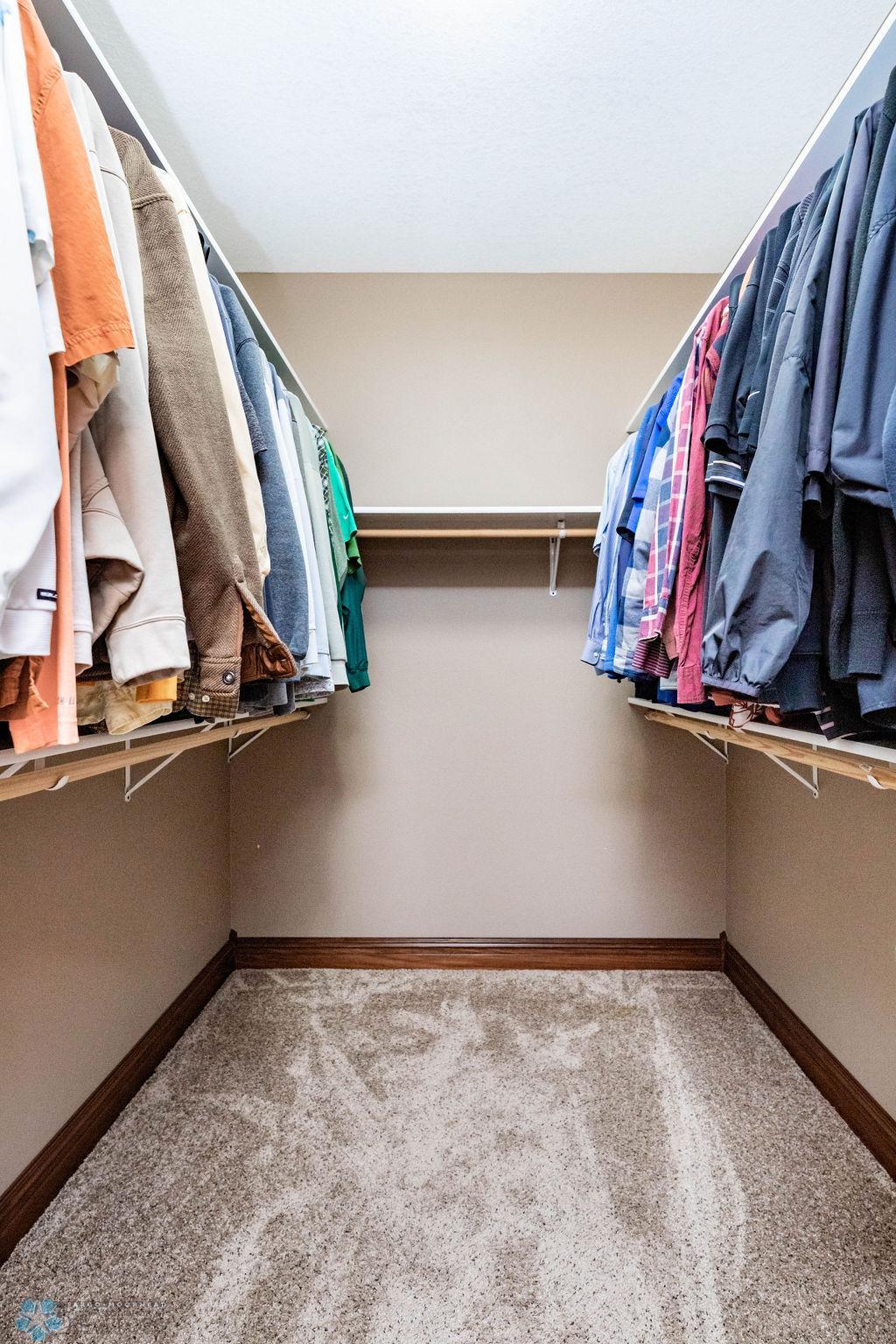 Walk-in closet in bedroom 4
