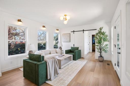Versatile spaces for everyday living, large closets, & a main level powder room.