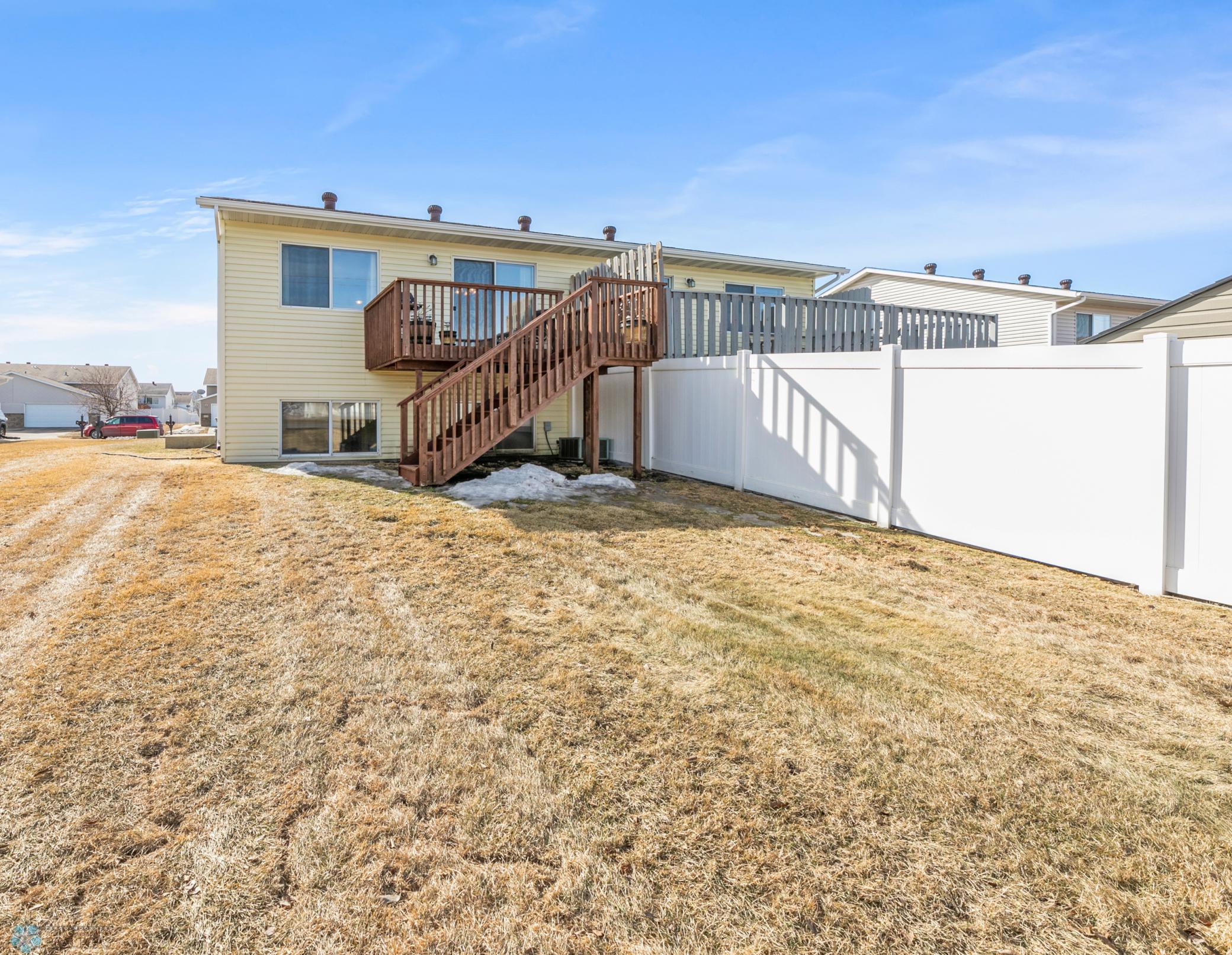Rear Exterior view 1- partially fenced