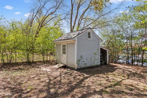 Need to store stuff?! Yes, you can!! This storage shed can hold your gardening tools, seasonal items or all of your extra things!