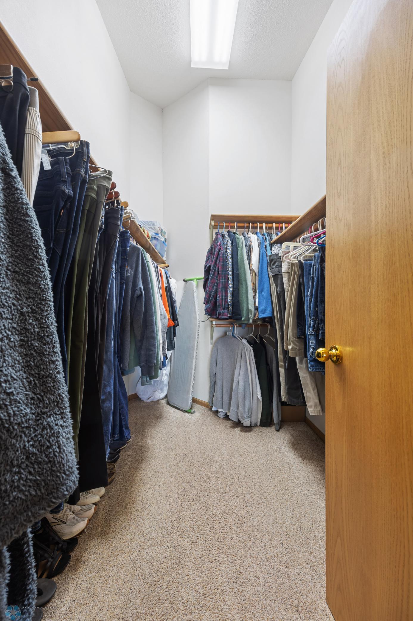 Primary walk in closet
