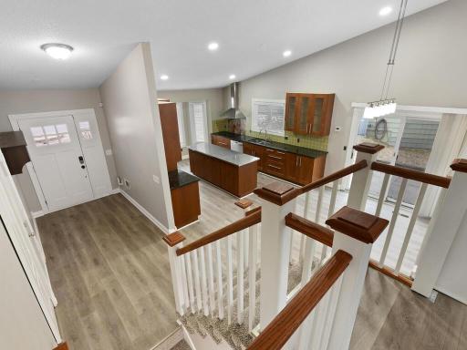 With sightlines from the living room to the foyer, dining room, and kitchen, this home feels open and connected.