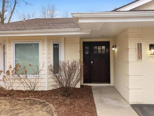 This home offers an inviting and visually appealing entry