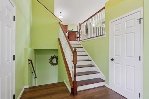 Plenty of space to welcome guests, large closet & convenient garage access