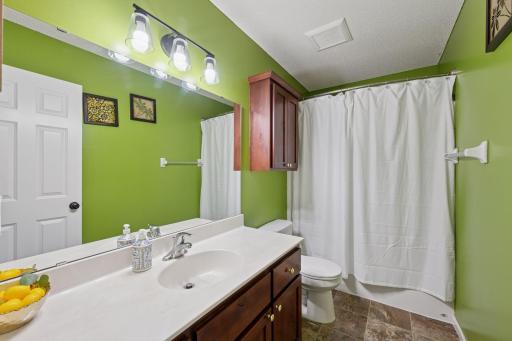 Full bath conveniently located across from 2nd & 3rd bedroom